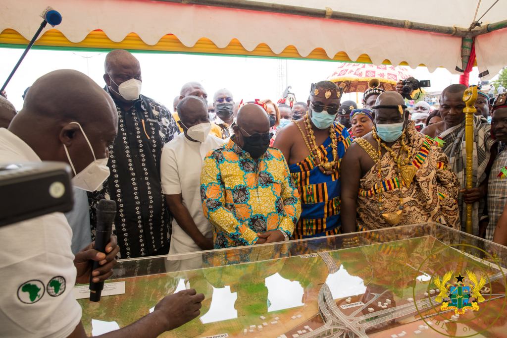 History Made As Akufo-Addo Commissions Four Tier Pokuase Interchange